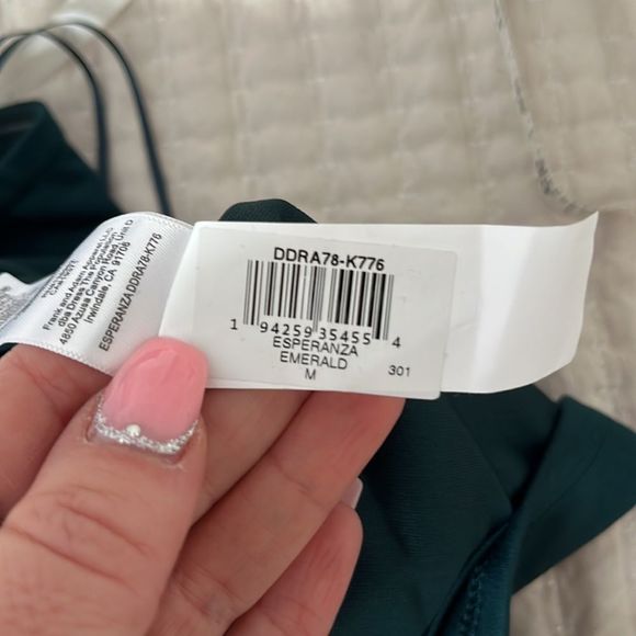 Dress the Population Esperanza Dress Womens Médium Emerald Green - Picture 10 of 10